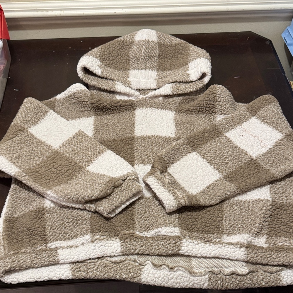 Cozy Plaid Sherpa Hoodie